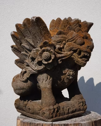 Singa – Scultura induista Balinese in Pietra