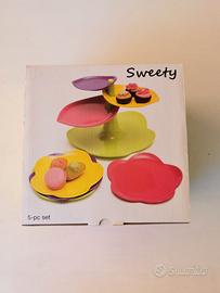 Set porta dolci e snack