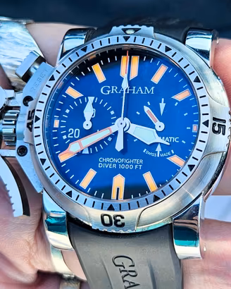 Graham Chronofighter Oversize Diver 1000 FT permut