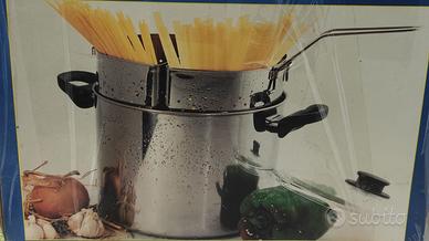 Spaghettiera doppio cestello o doppia pasta 