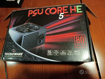 Alimentatore PSU CORE HE 850watt 80Plus
