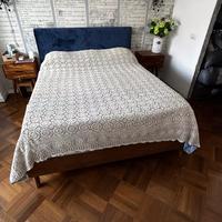 Copriletto Matrimoniale Puro Cotone a Crochet