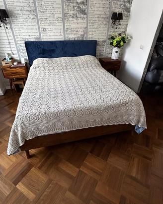 Copriletto Matrimoniale Puro Cotone a Crochet
