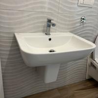 Set bagno ceramica bianca