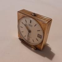 Sveglia da viaggio in ottone Veglia - Art Déco