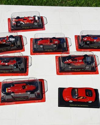 Collezione modellini Ferrari in metallo scala 1:43