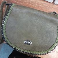 Borsa a tracolla verde militare