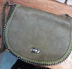 Borsa a tracolla verde militare