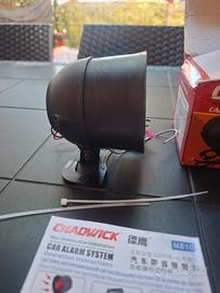 Allarme Auto 12V Sirena Potente + 2 Telecomandi 