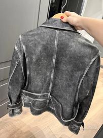 Giacca in pelle S-M bazhane gots label
