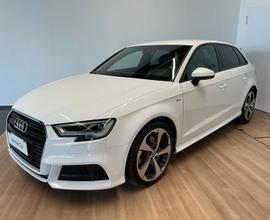 Audi A3 sportback 40 2.0 tdi sport quattro 184cv s
