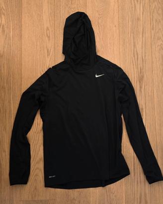 Maglietta running Nike Dri-fit taglia M nera