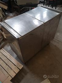 carrello inox porta farina 