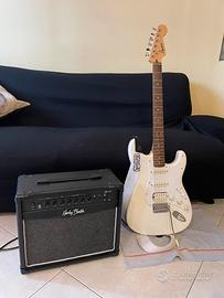 Chitarra elettrica Squier (Fender) + amplificatore