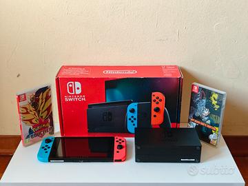 Nintendo Switch + Pokémon Scudo + My Hero Academia