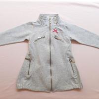 Vestito/felpa cotone grigio  chiaro12/18mesi Nuovo