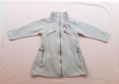 Vestito/felpa cotone grigio  chiaro12/18mesi Nuovo