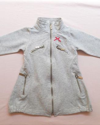 Vestito/felpa cotone grigio  chiaro12/18mesi Nuovo