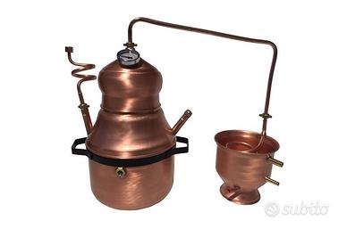 Alambicco da 8 litri a bagnomaria