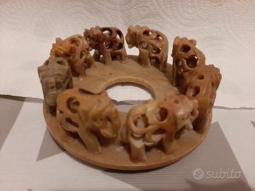 Brucia incenso indiano in pietra saponaria