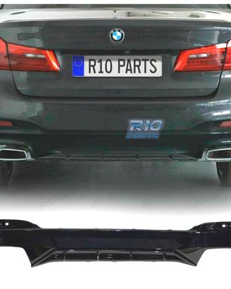 DIFUSORE BMW G30 G31 LOOK M PERFORMANCE NERO LUCID