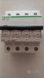 interruttore  Magnetotermico  ic 60 N  4  P C25A 