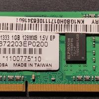 1Gb RAM notebook PC3-1333