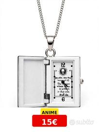 Collana Death Note orologio mini libro anime