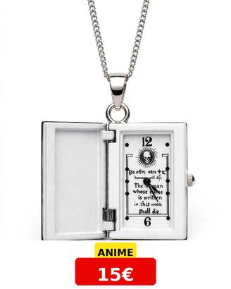 Collana Death Note orologio mini libro anime