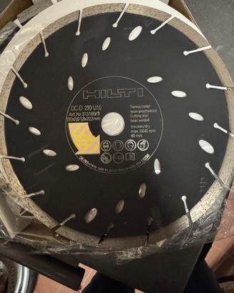 Disco Diamantato Hilti ø 230 taglio cemento