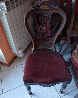 Sedie antiche da salotto 