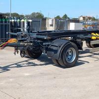 Rimorchio 2 assi da 19,5 con carrello scarrabile