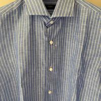 Camicia di lino e cotone Barba taglia 40 nuova