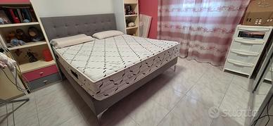 Letto matrimoniale con rete