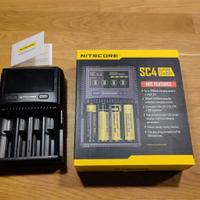 Caricabatterie Nitecore SC4