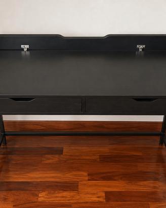 Scrivania IKEA ALEX nero-marrone 132x58 cm