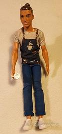 Ken barista Barbie