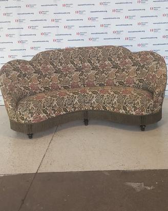 Arredo Salotto: Divano a Fagiolo in Noce