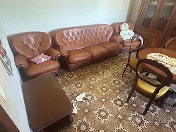 Salotto in pelle