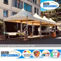 Gazebo pagoda 5x5 CERTIFICATO uso pubblico chiosco