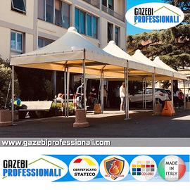 Gazebo pagoda 5x5 CERTIFICATO uso pubblico chiosco