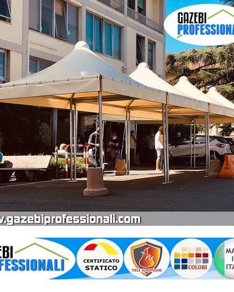 Gazebo pagoda 5x5 CERTIFICATO uso pubblico chiosco