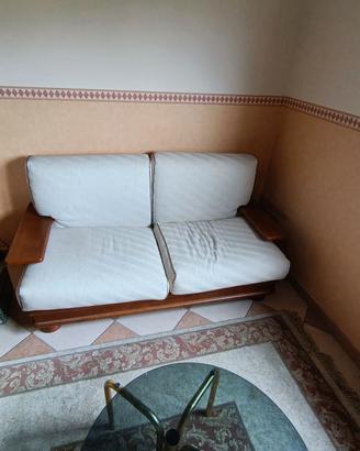 Divano 2 posti con poltrone