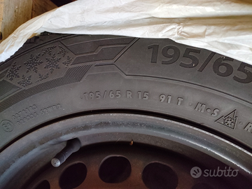 Gomme invernali su cerchi 195/65 R15