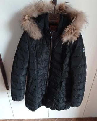 Piumino lungo donna nero Harper tg. M