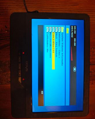 Lettore DVD SD da auto doppio schermo