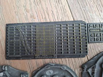 Blocchi di stampa in metallo vintage