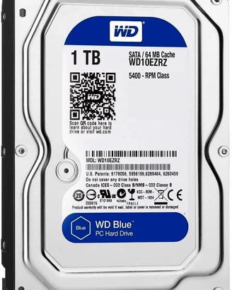 Hard disk Western Digital Blue - 3.5" - 1TB - 7200