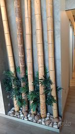 Canne di bambu giganti da arredamento 