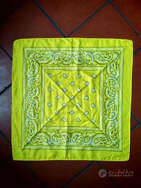 Bandana Giallo Fluo – Pattern Paisley